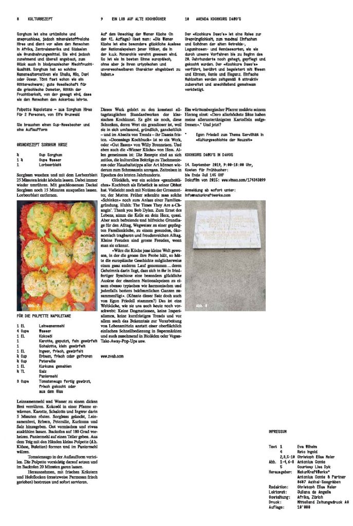 Seite 6 der Firmenzeitschrift RADIKAL, Ausgabe 1/2019